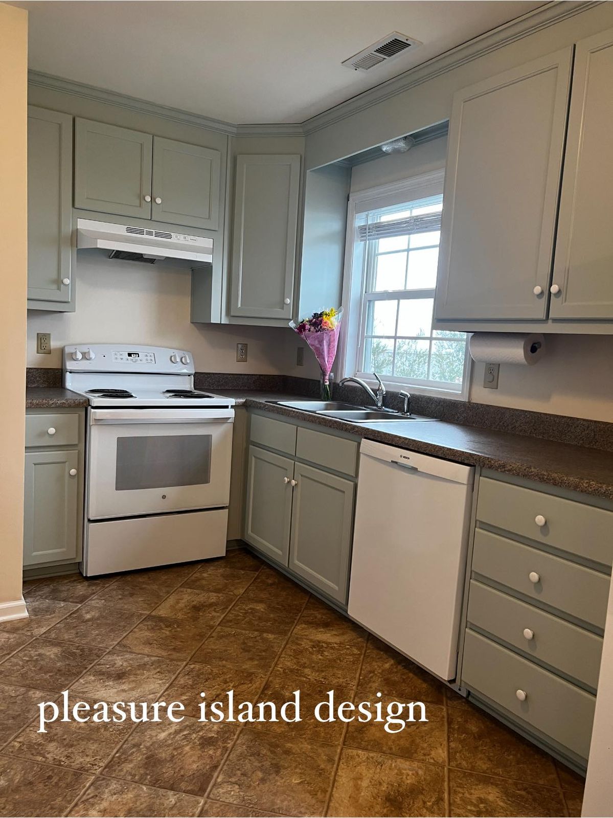 Cabinet refacing project — Kure Beach