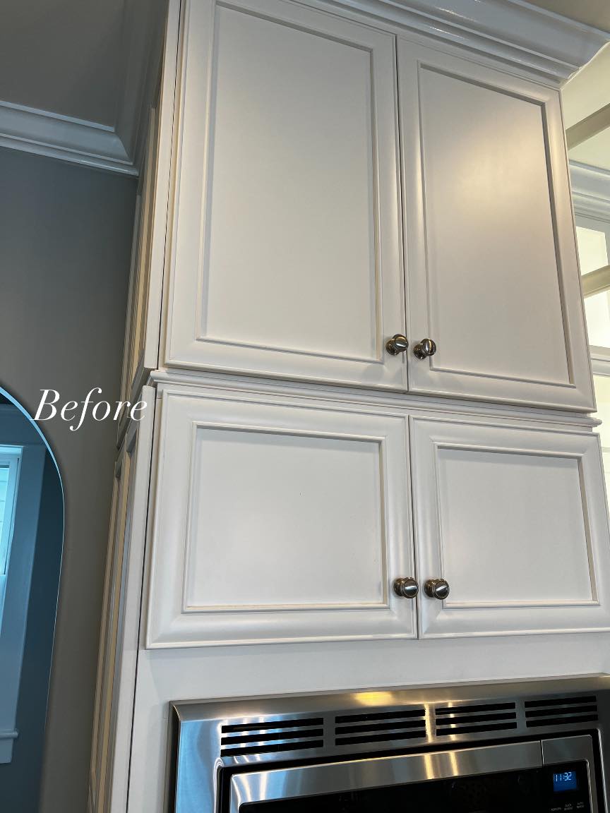 Seagrove kitchen before refinishing